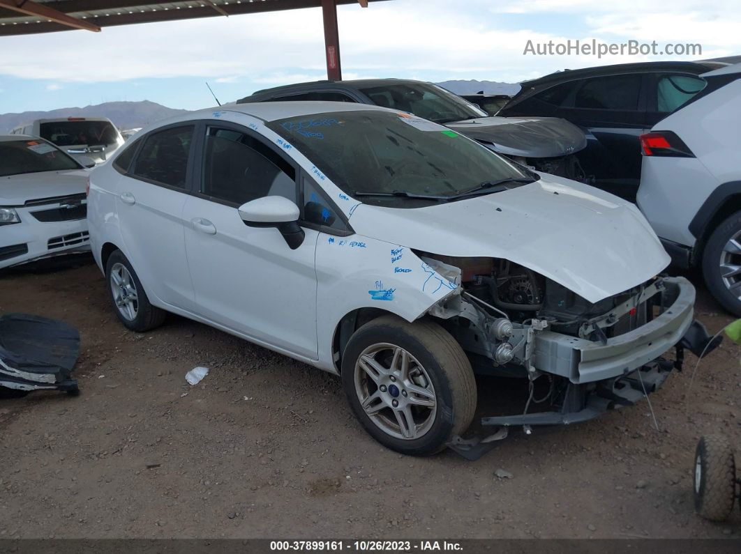 2017 Ford Fiesta Se White vin: 3FADP4BJ2HM172071