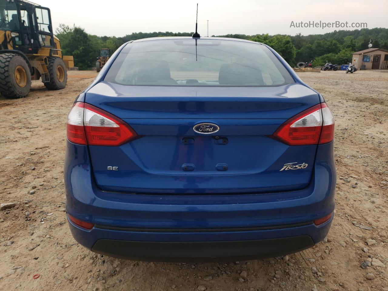 2019 Ford Fiesta Se Blue vin: 3FADP4BJ2KM100942