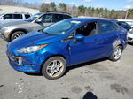 2019 Ford Fiesta Se Blue vin: 3FADP4BJ2KM102545