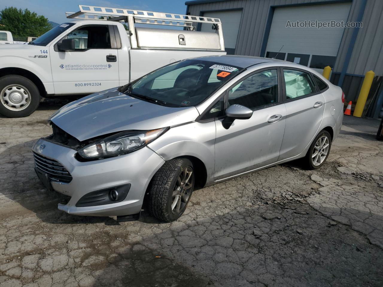 2019 Ford Fiesta Se Silver vin: 3FADP4BJ2KM104859