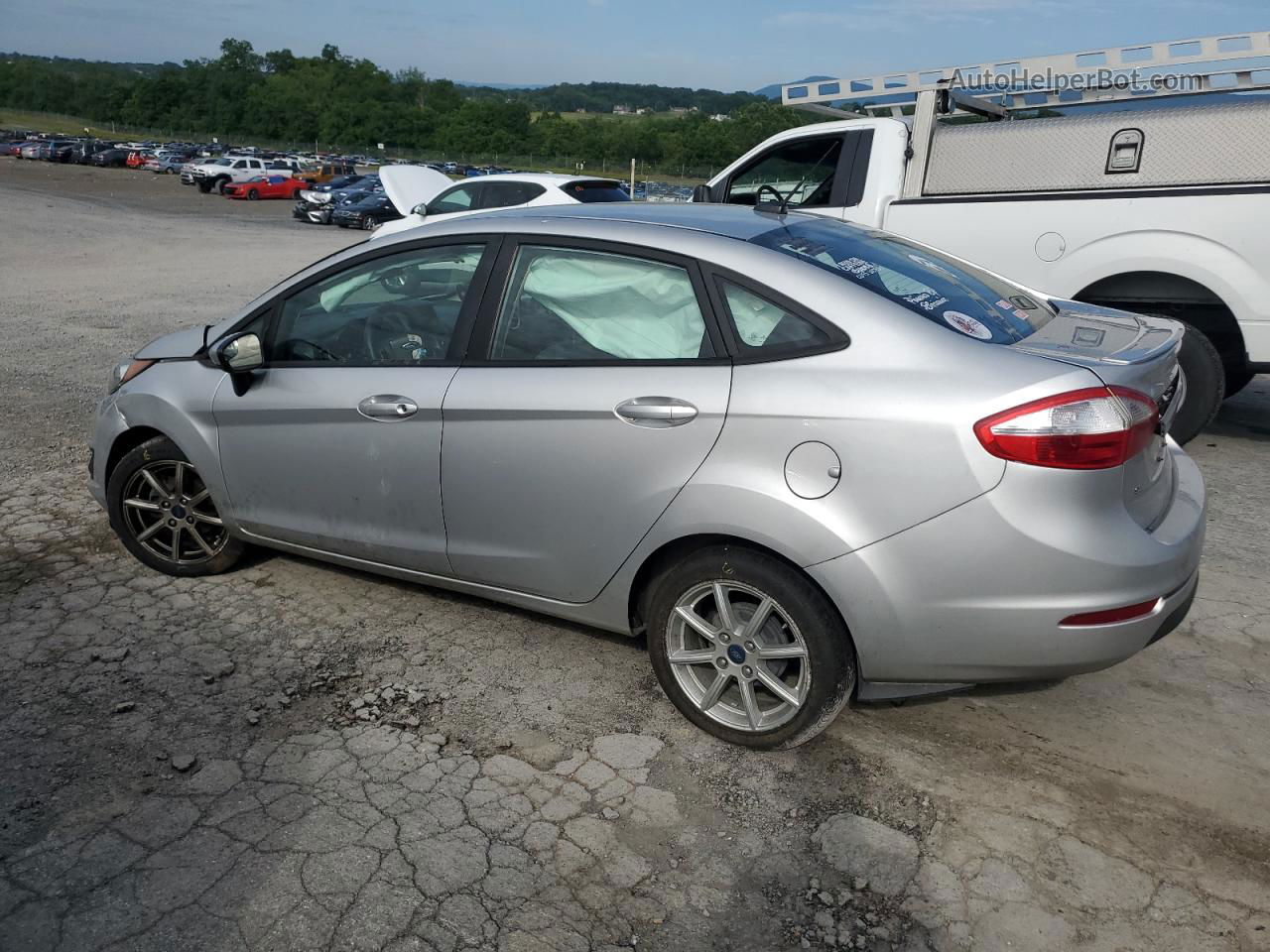 2019 Ford Fiesta Se Silver vin: 3FADP4BJ2KM104859