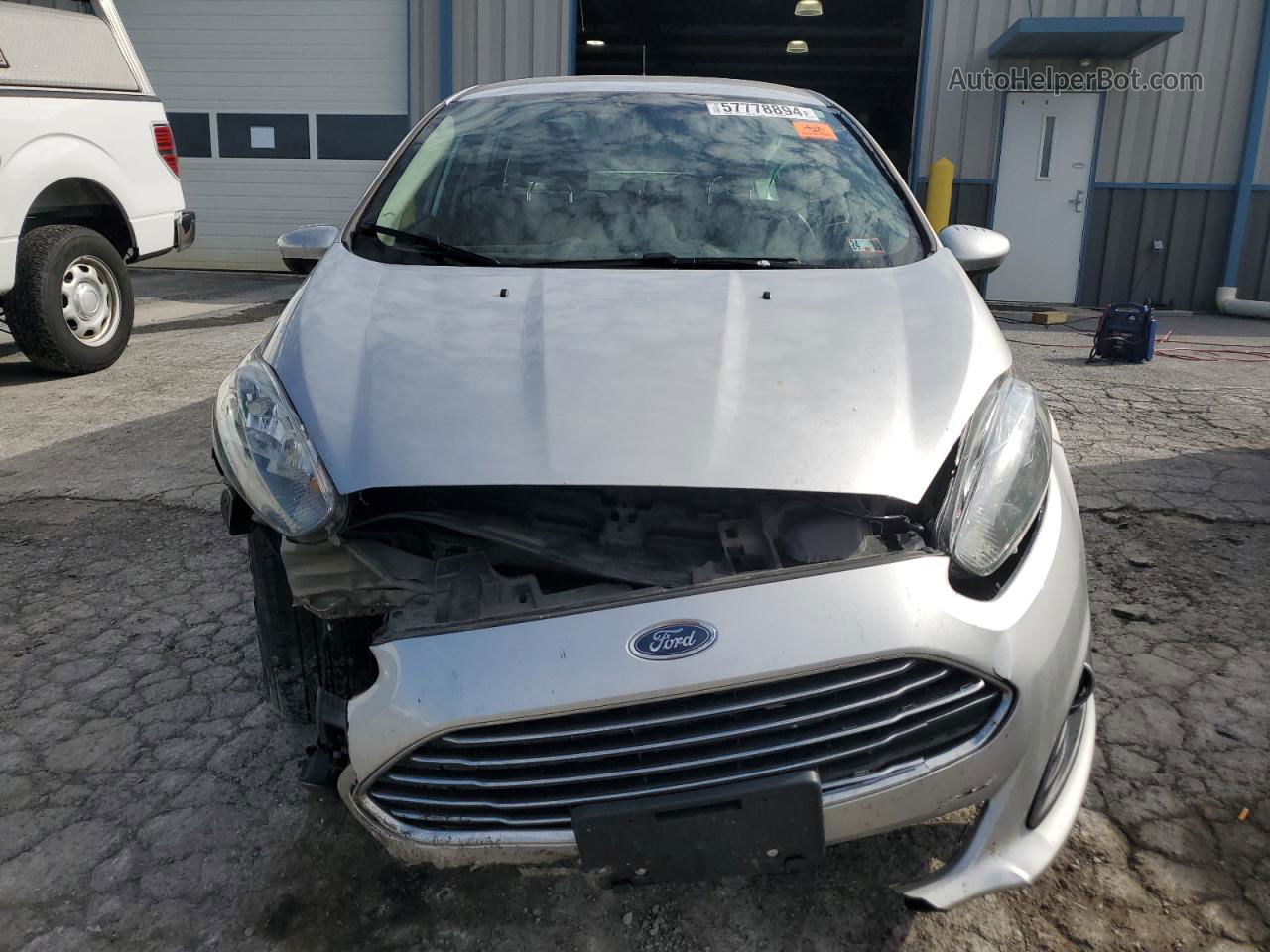 2019 Ford Fiesta Se Silver vin: 3FADP4BJ2KM104859