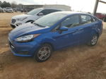 2019 Ford Fiesta Se Синий vin: 3FADP4BJ2KM108801