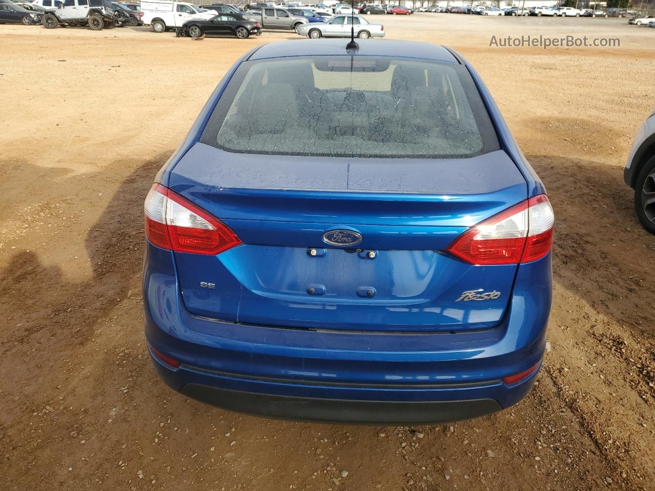2019 Ford Fiesta Se Blue vin: 3FADP4BJ2KM108801