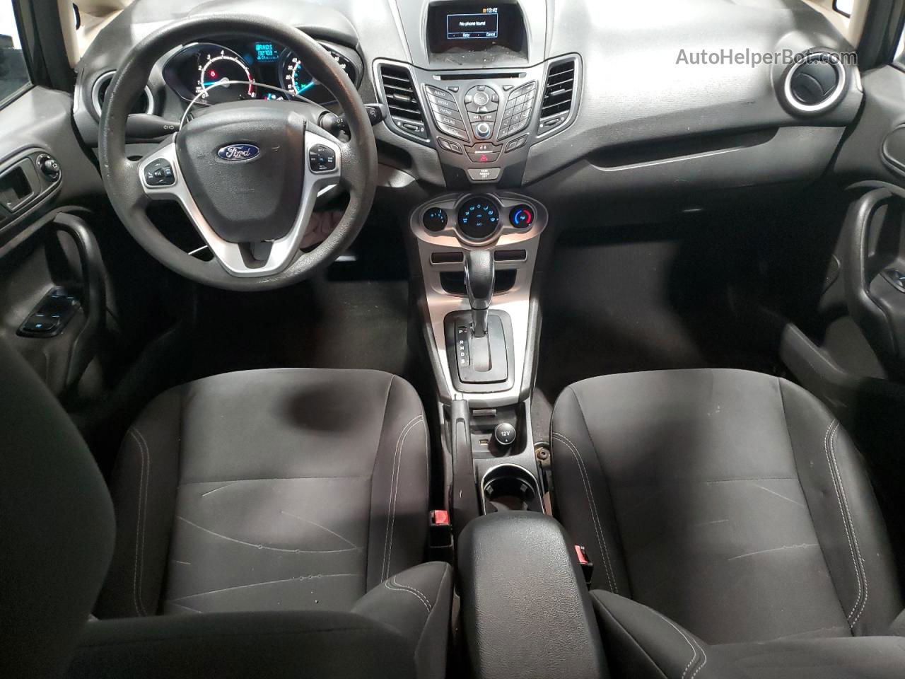 2019 Ford Fiesta Se Black vin: 3FADP4BJ2KM114856