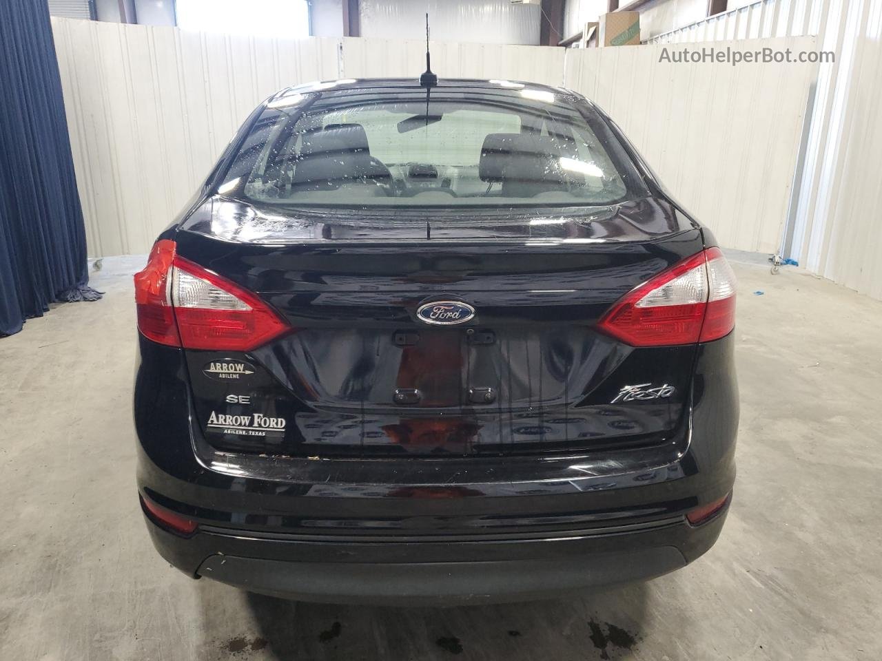 2019 Ford Fiesta Se Black vin: 3FADP4BJ2KM114856