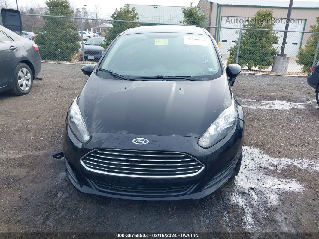 2019 Ford Fiesta Se Black vin: 3FADP4BJ2KM115781