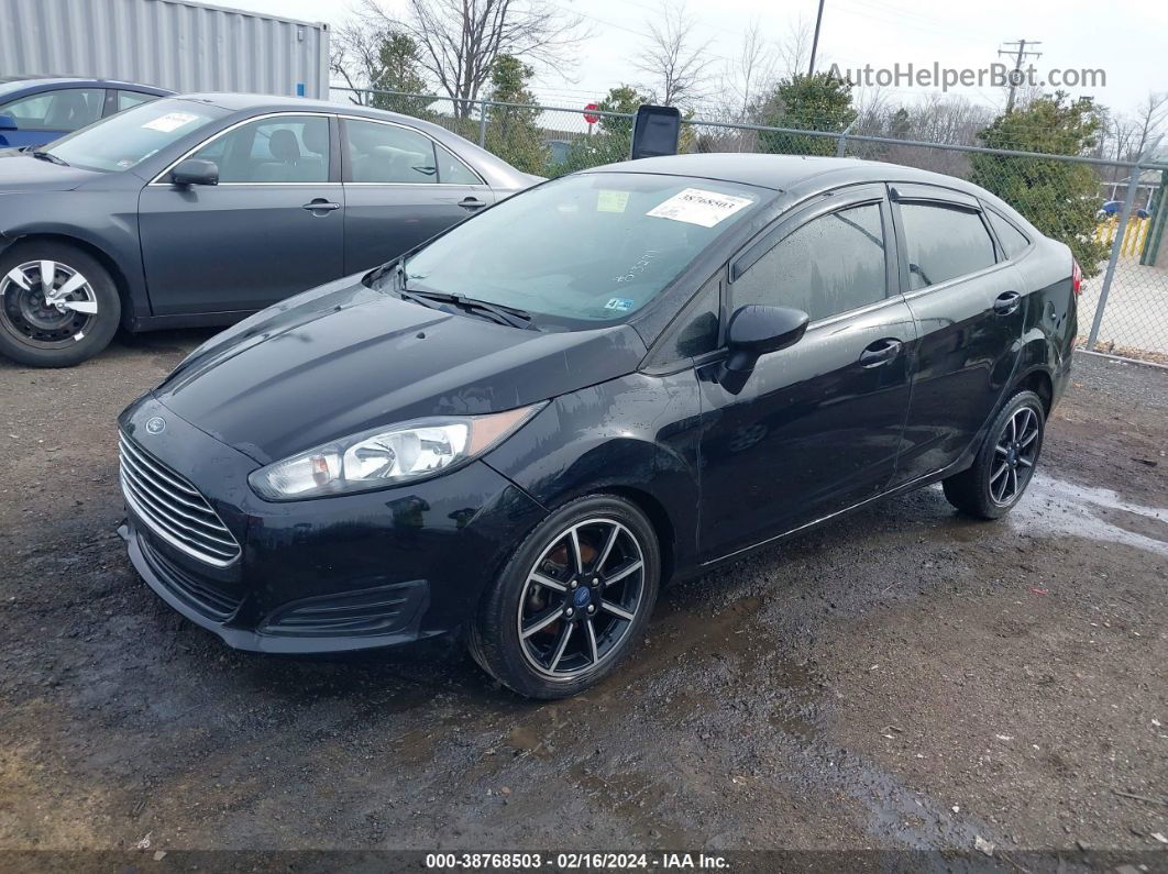 2019 Ford Fiesta Se Black vin: 3FADP4BJ2KM115781