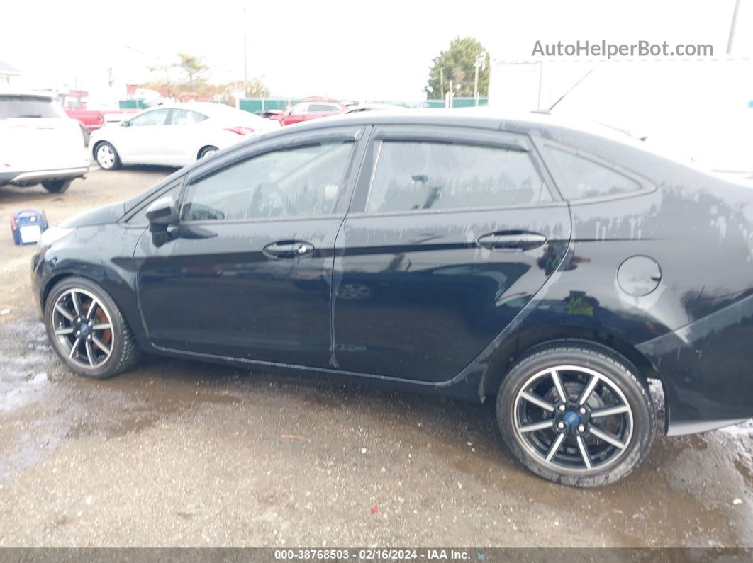 2019 Ford Fiesta Se Black vin: 3FADP4BJ2KM115781