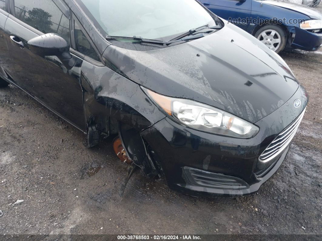 2019 Ford Fiesta Se Black vin: 3FADP4BJ2KM115781