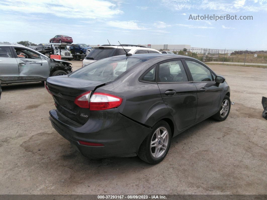 2019 Ford Fiesta Se Gray vin: 3FADP4BJ2KM128613