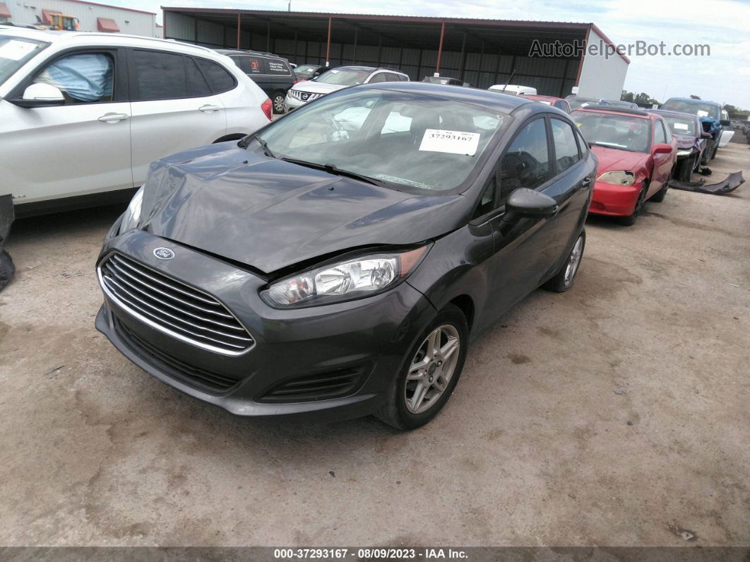 2019 Ford Fiesta Se Gray vin: 3FADP4BJ2KM128613