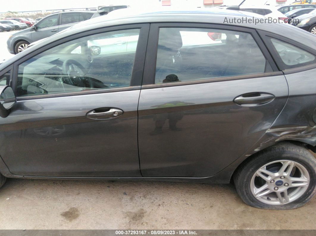 2019 Ford Fiesta Se Gray vin: 3FADP4BJ2KM128613