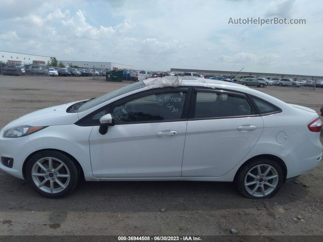 2019 Ford Fiesta Se White vin: 3FADP4BJ2KM130118