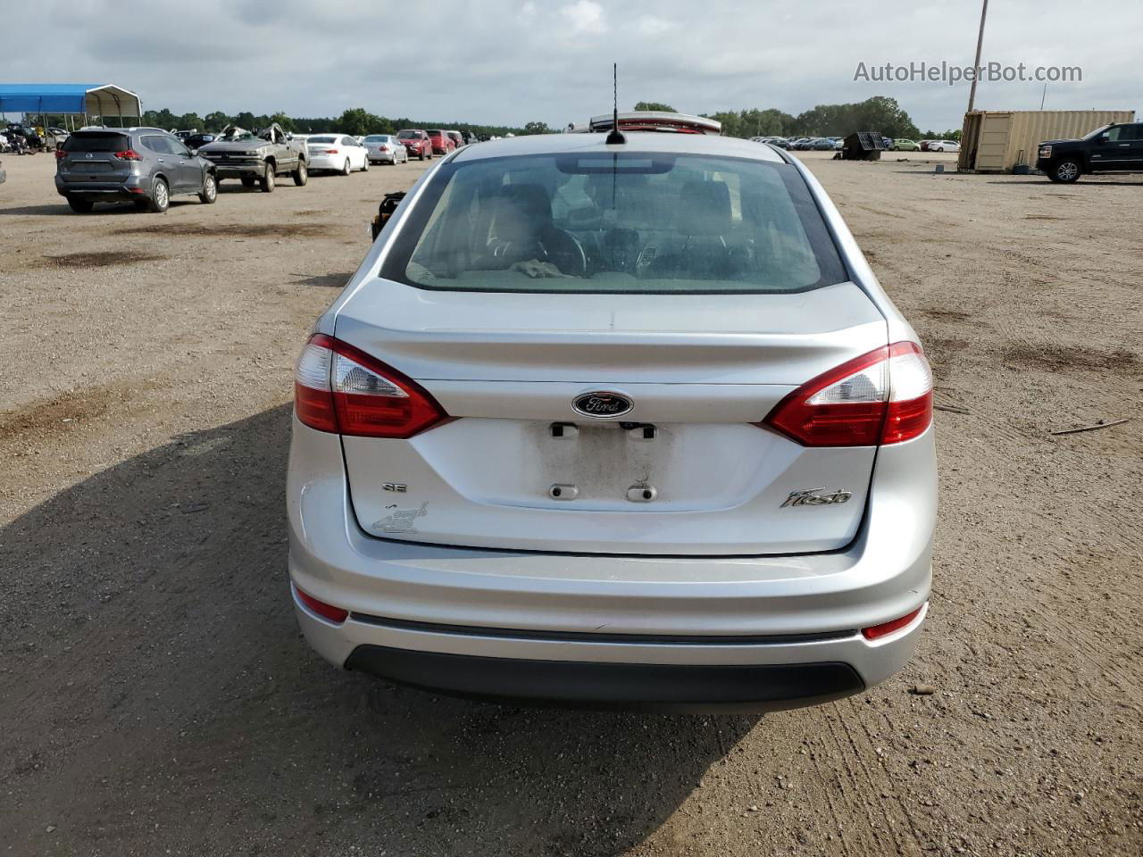 2019 Ford Fiesta Se Silver vin: 3FADP4BJ2KM131463