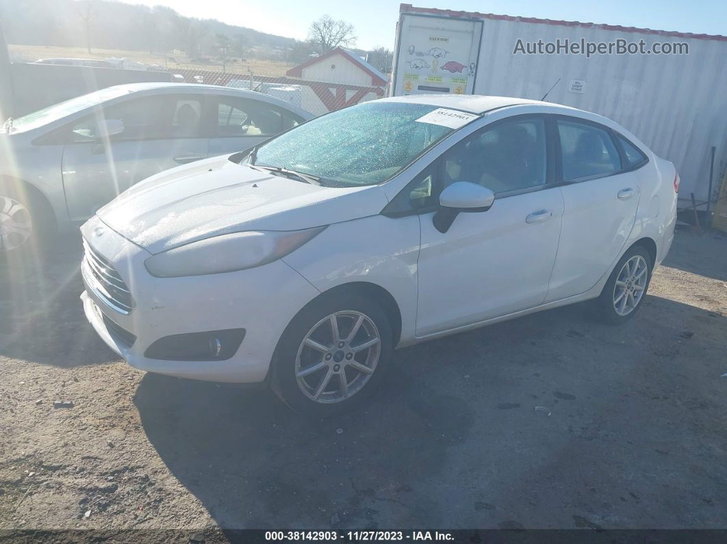 2019 Ford Fiesta Se White vin: 3FADP4BJ2KM148702