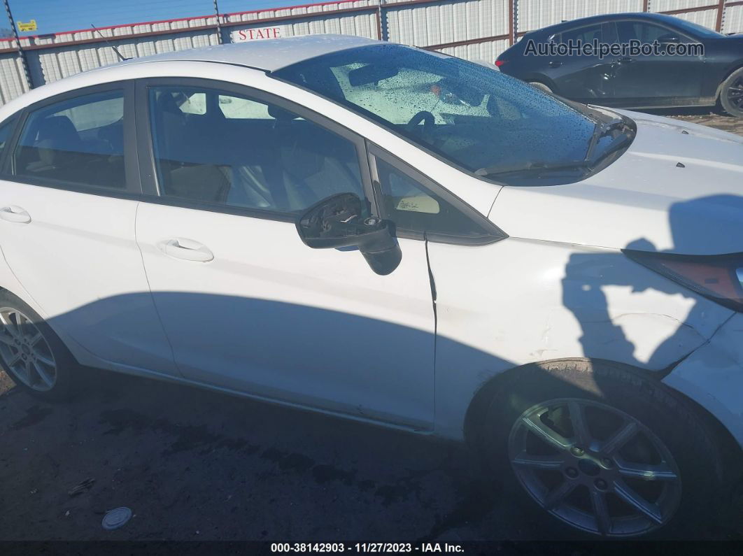 2019 Ford Fiesta Se White vin: 3FADP4BJ2KM148702