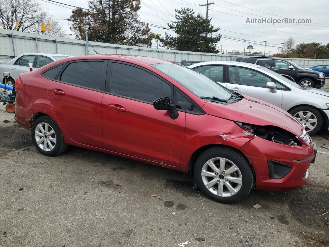 2011 Ford Fiesta Se Red vin: 3FADP4BJ3BM156517