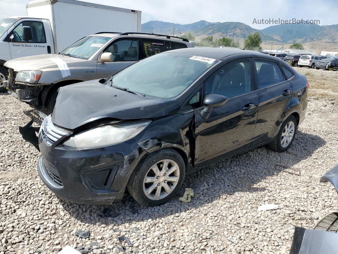 2011 Ford Fiesta Se Black vin: 3FADP4BJ3BM157280