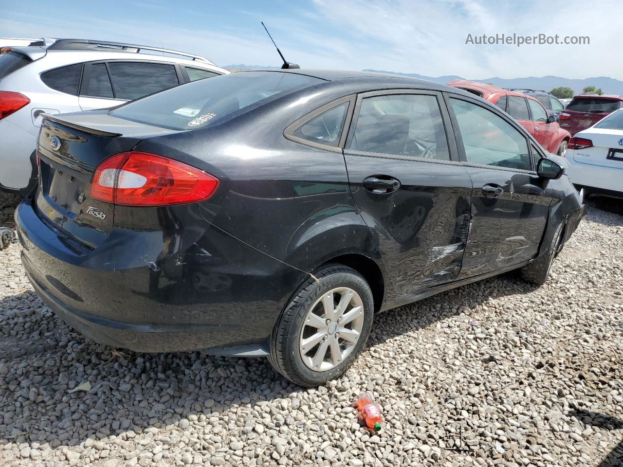 2011 Ford Fiesta Se Black vin: 3FADP4BJ3BM157280