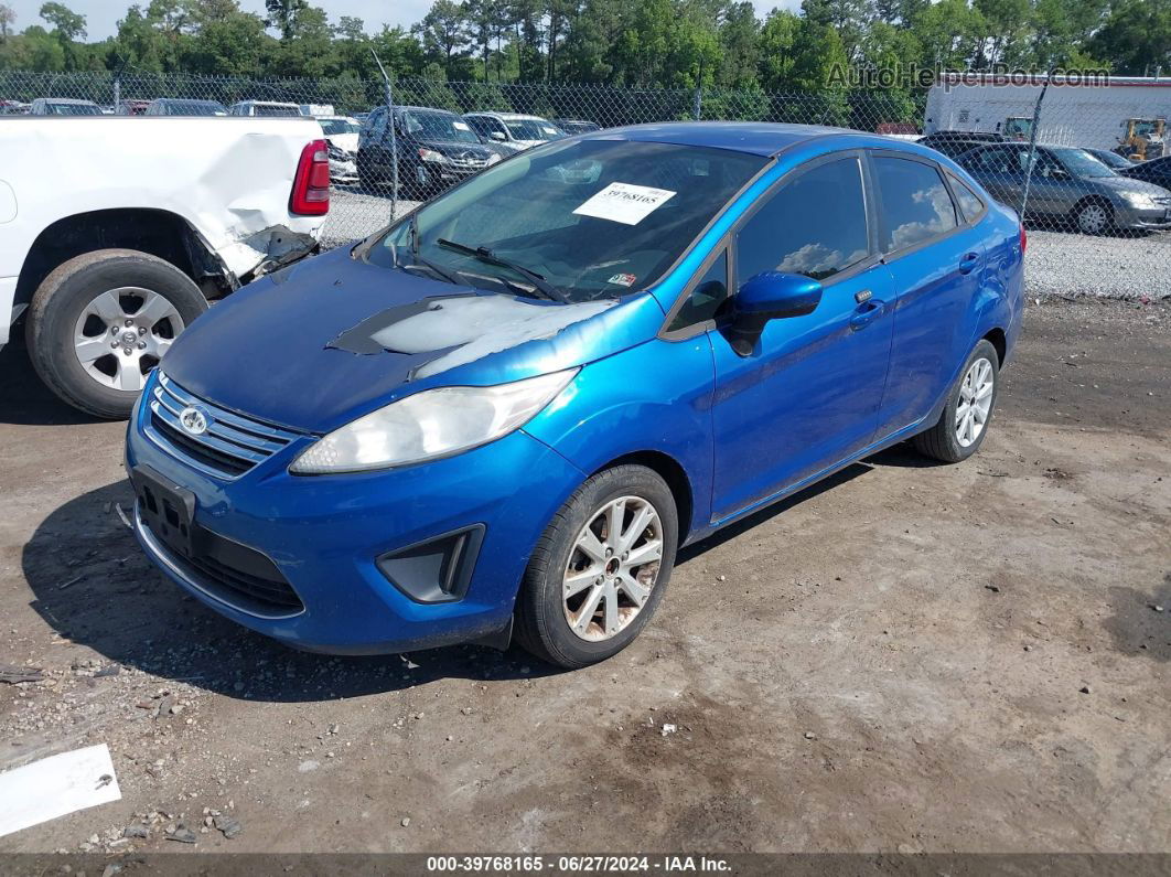 2011 Ford Fiesta Se Blue vin: 3FADP4BJ3BM174838