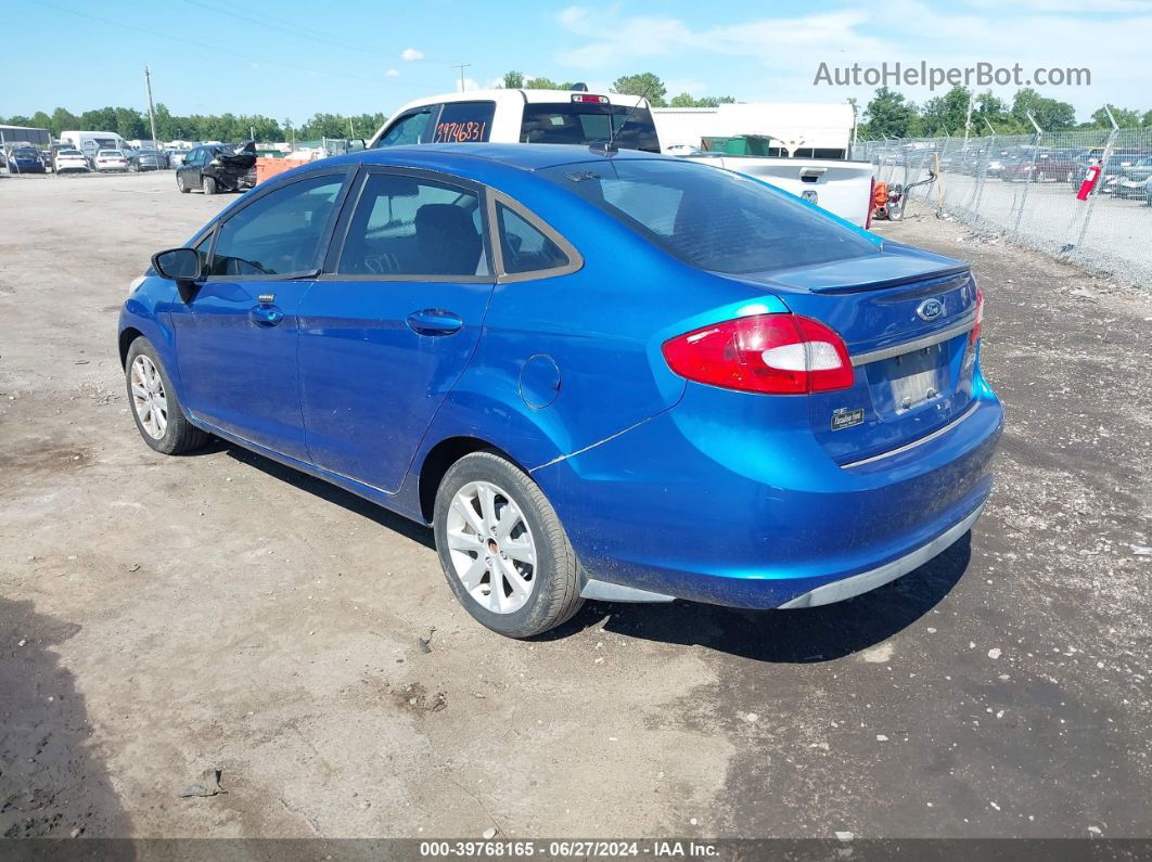 2011 Ford Fiesta Se Blue vin: 3FADP4BJ3BM174838