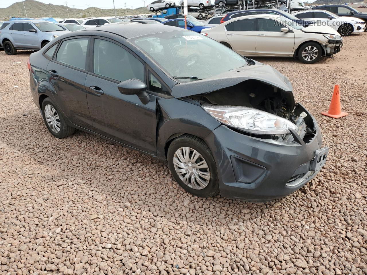 2011 Ford Fiesta Se Black vin: 3FADP4BJ3BM212648