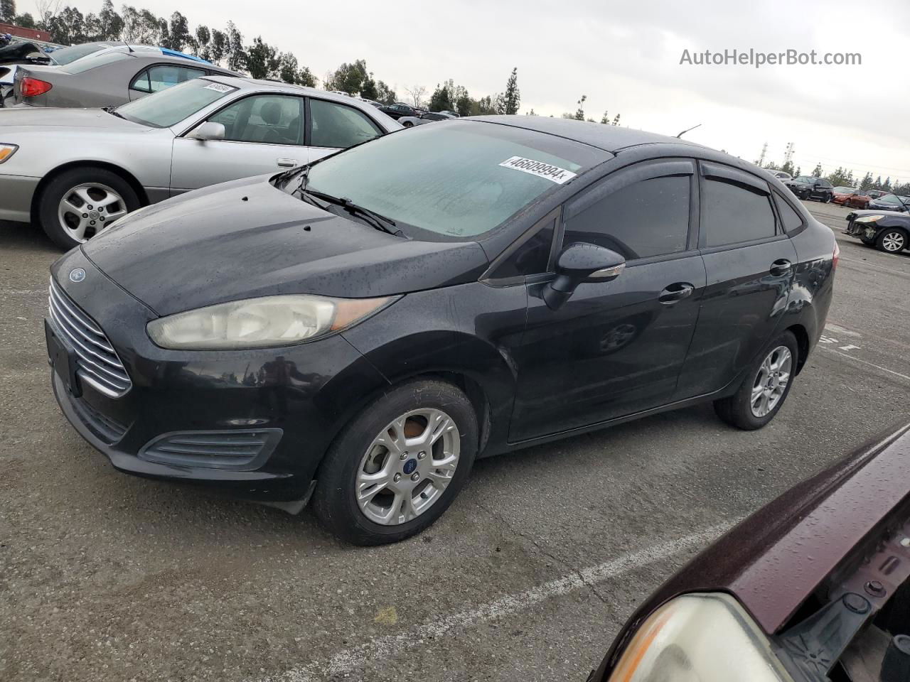 2015 Ford Fiesta Se Black vin: 3FADP4BJ3FM149332