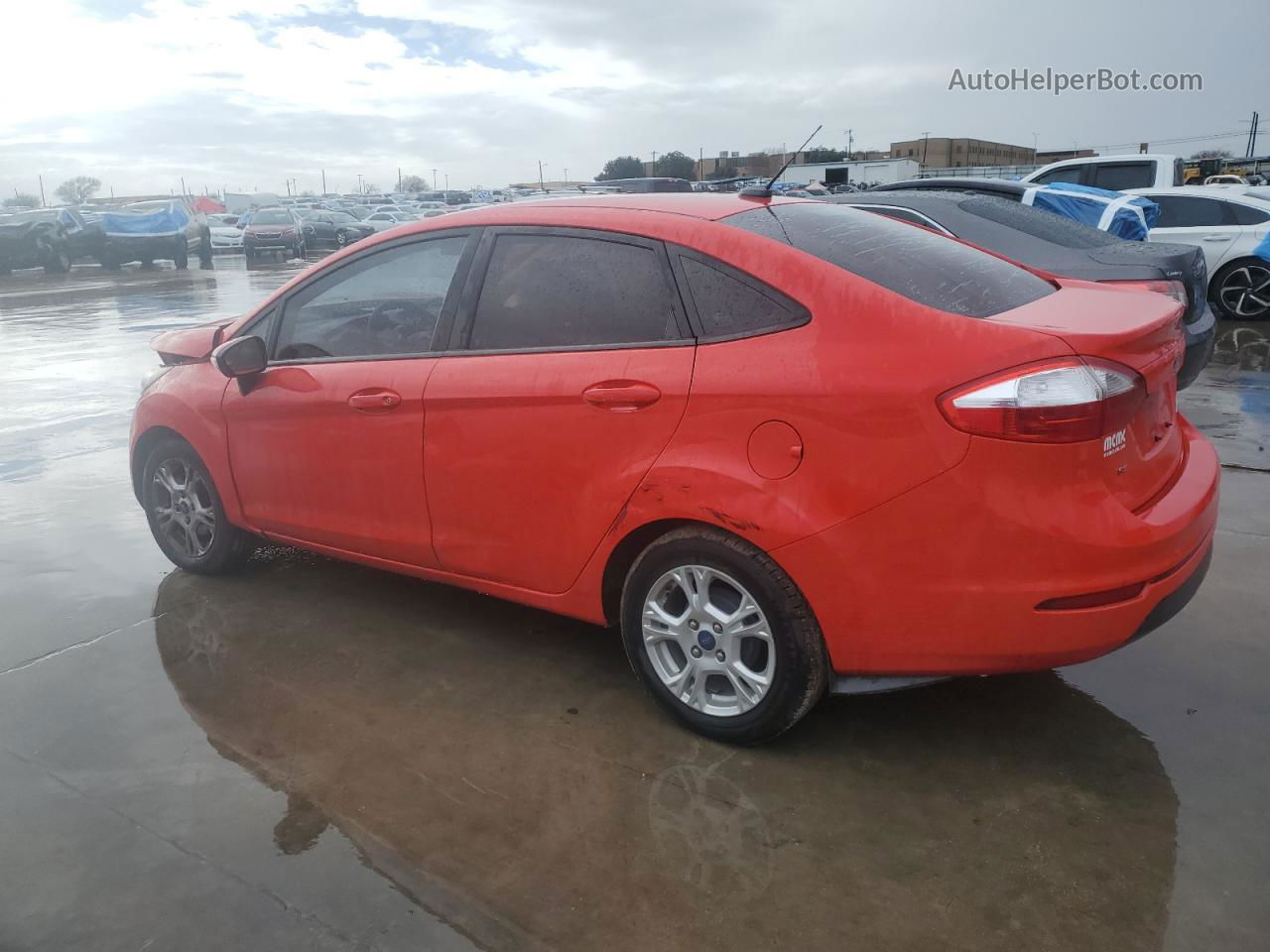 2015 Ford Fiesta Se Red vin: 3FADP4BJ3FM214292