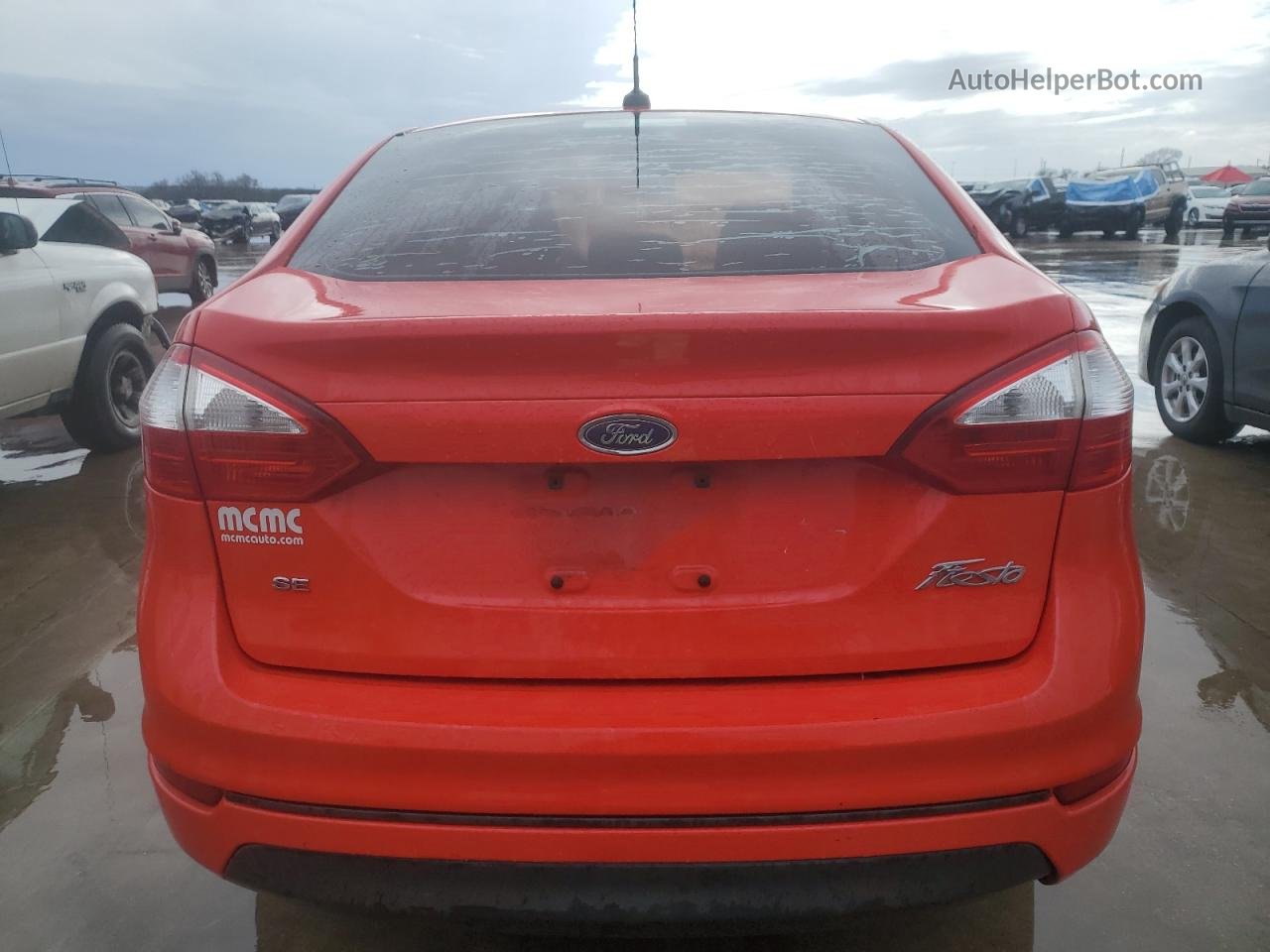 2015 Ford Fiesta Se Red vin: 3FADP4BJ3FM214292