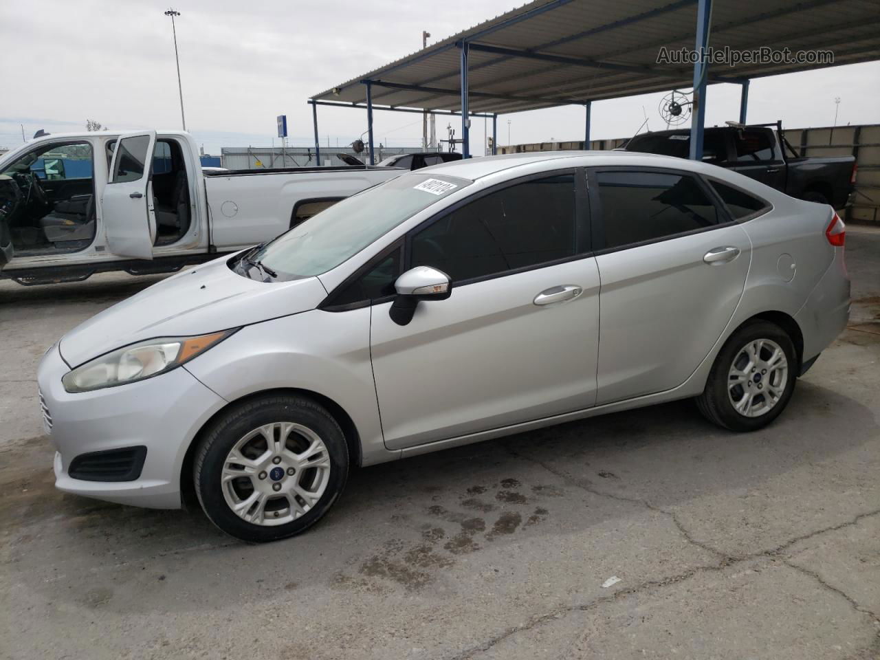 2016 Ford Fiesta Se Silver vin: 3FADP4BJ3GM157917