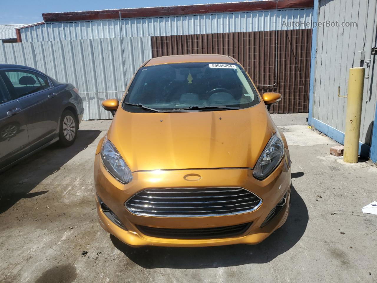 2016 Ford Fiesta Se Yellow vin: 3FADP4BJ3GM158100