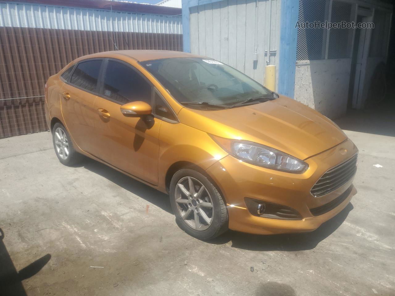 2016 Ford Fiesta Se Yellow vin: 3FADP4BJ3GM158100