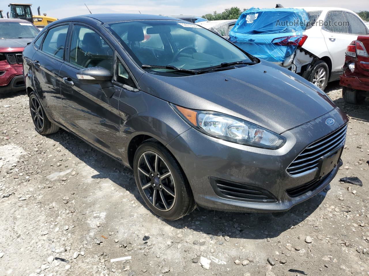 2016 Ford Fiesta Se Gray vin: 3FADP4BJ3GM199956