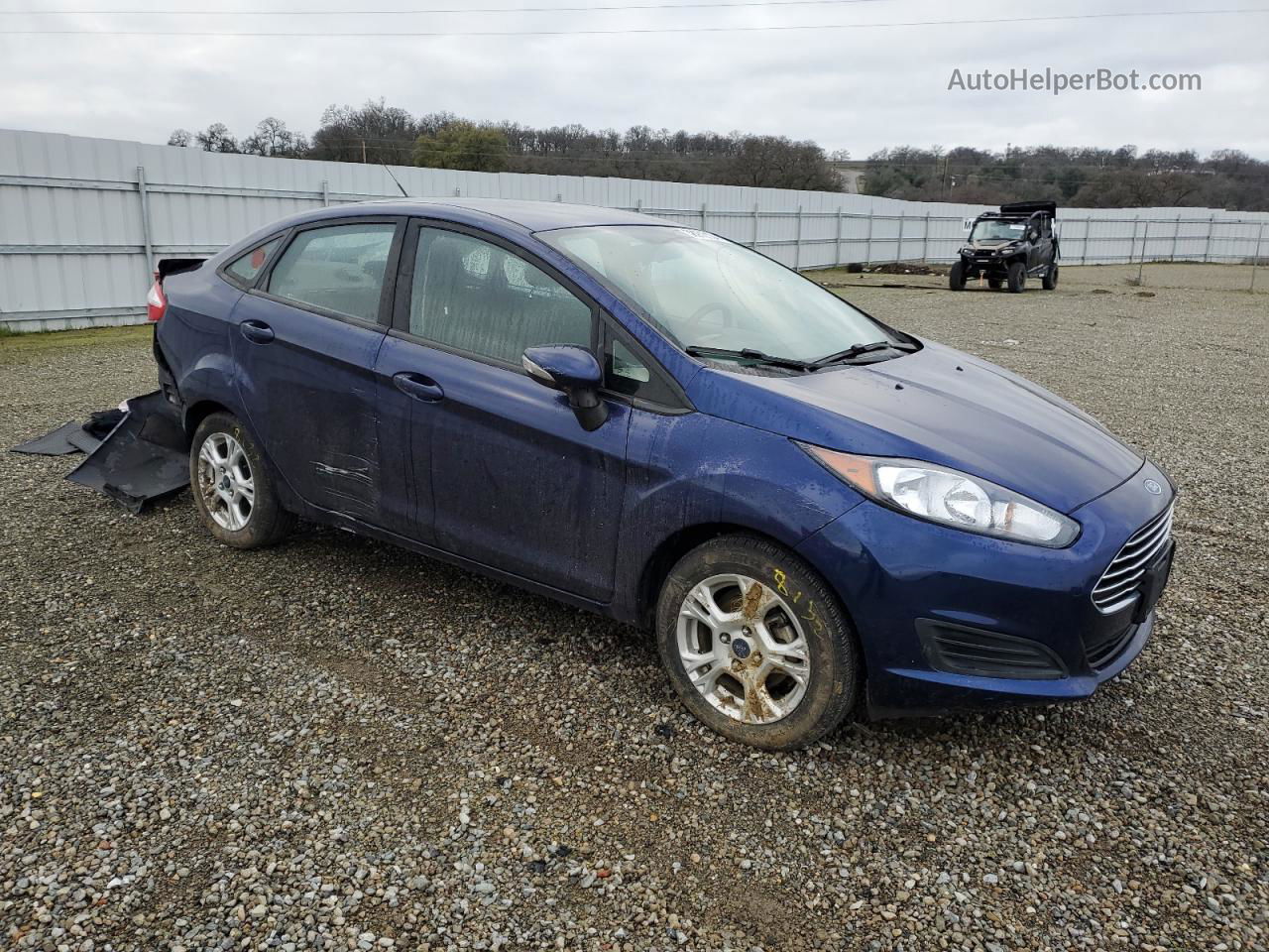 2016 Ford Fiesta Se Синий vin: 3FADP4BJ3GM206971