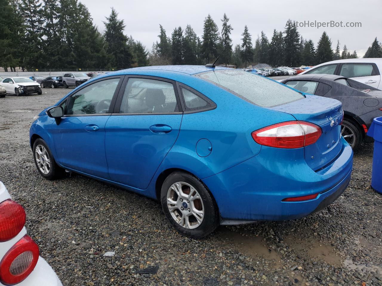 2016 Ford Fiesta Se Blue vin: 3FADP4BJ3GM208509