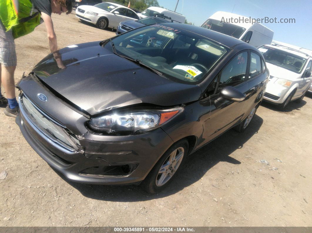 2017 Ford Fiesta Se Gray vin: 3FADP4BJ3HM116799