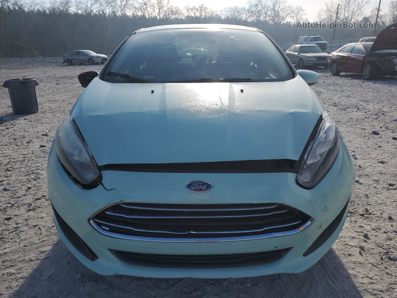 2017 Ford Fiesta Se Turquoise vin: 3FADP4BJ3HM123610