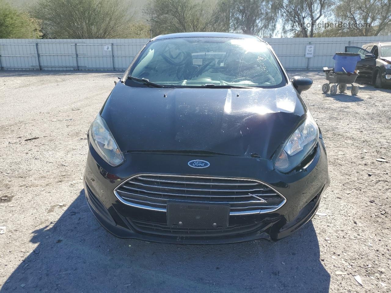 2017 Ford Fiesta Se Black vin: 3FADP4BJ3HM138320