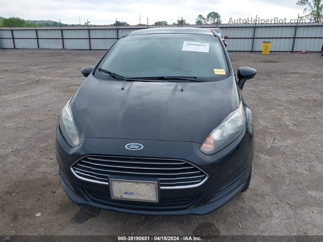 2017 Ford Fiesta Se Black vin: 3FADP4BJ3HM144604