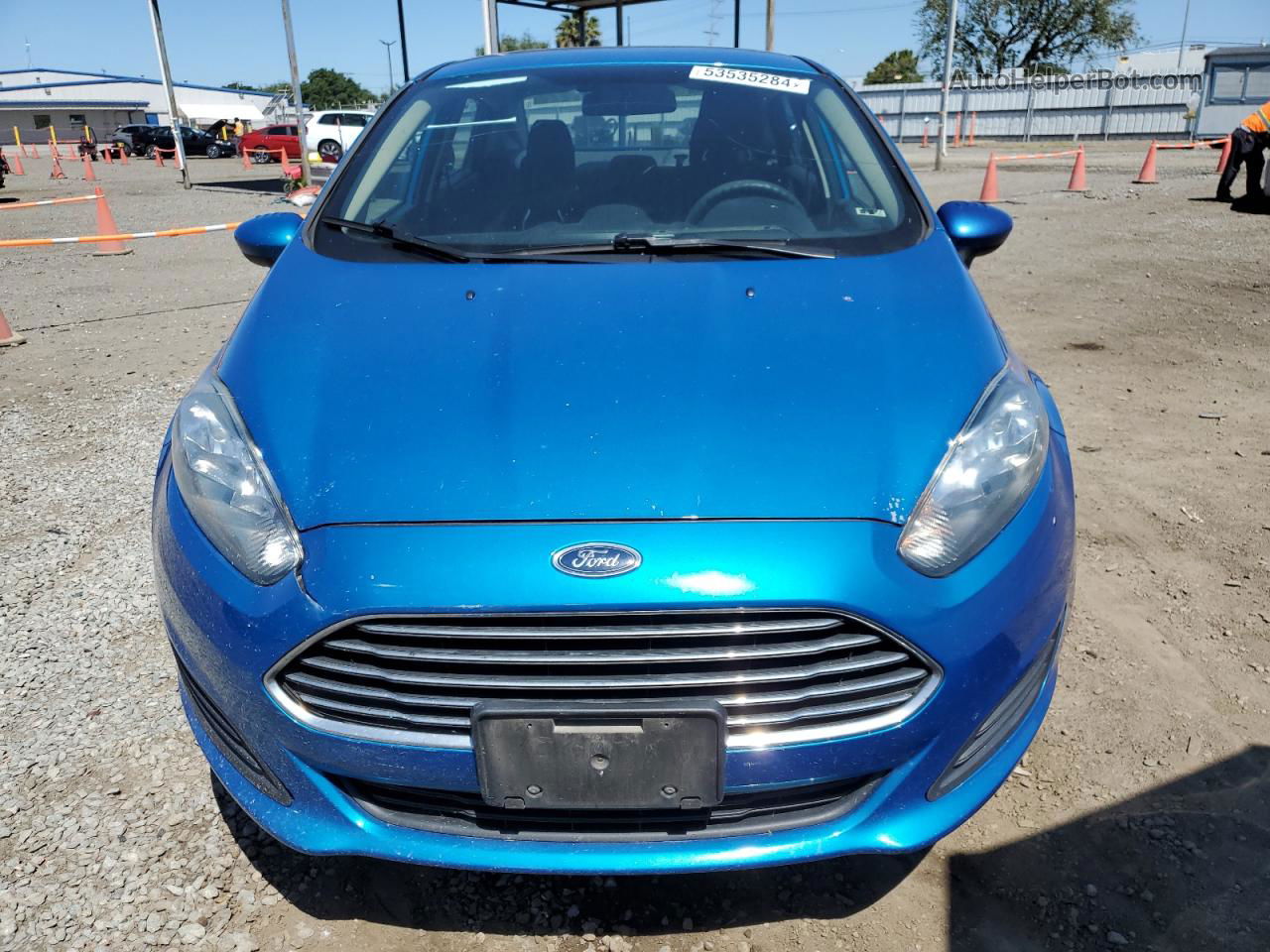 2017 Ford Fiesta Se Blue vin: 3FADP4BJ3HM153268