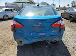 2017 Ford Fiesta Se Blue vin: 3FADP4BJ3HM153268