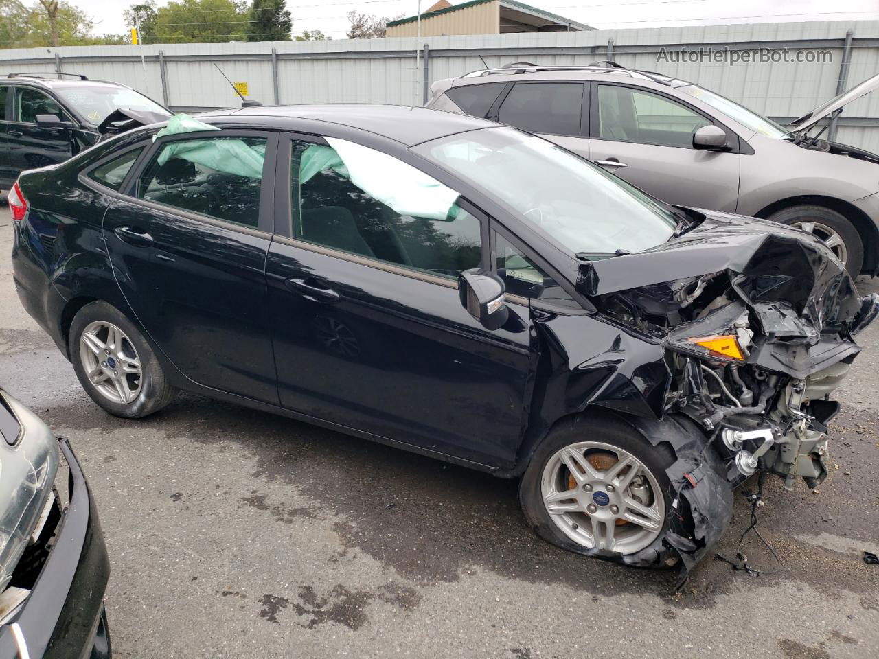 2017 Ford Fiesta Se Black vin: 3FADP4BJ3HM170734