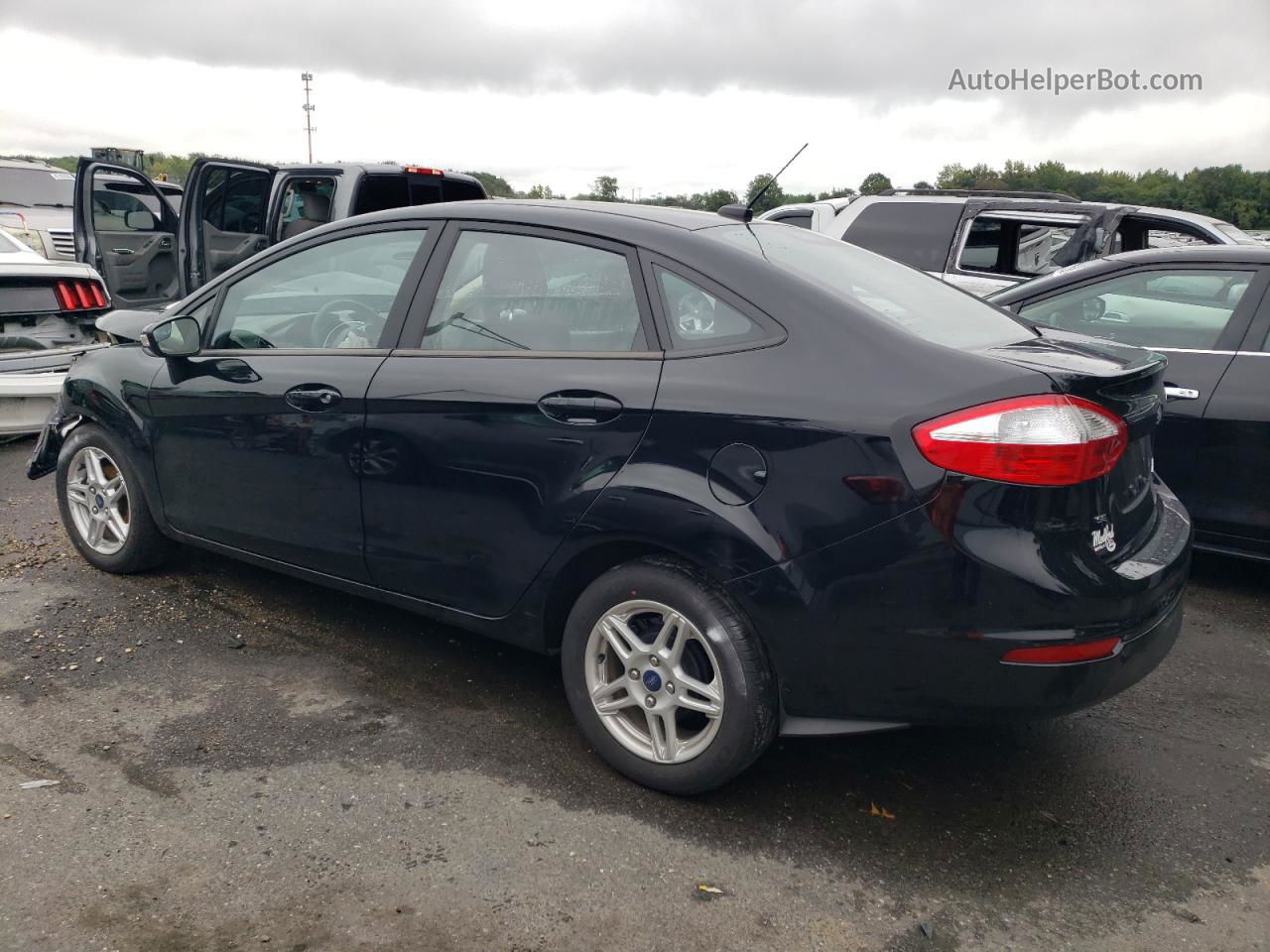 2017 Ford Fiesta Se Black vin: 3FADP4BJ3HM170734