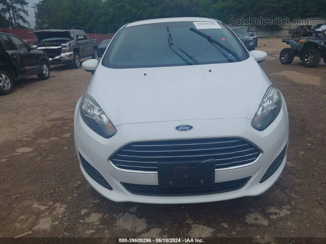 2019 Ford Fiesta Se White vin: 3FADP4BJ3KM141001