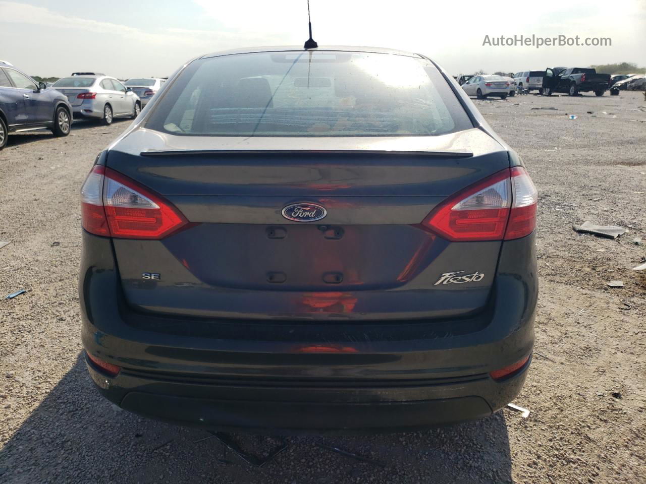 2019 Ford Fiesta Se Серый vin: 3FADP4BJ3KM150099