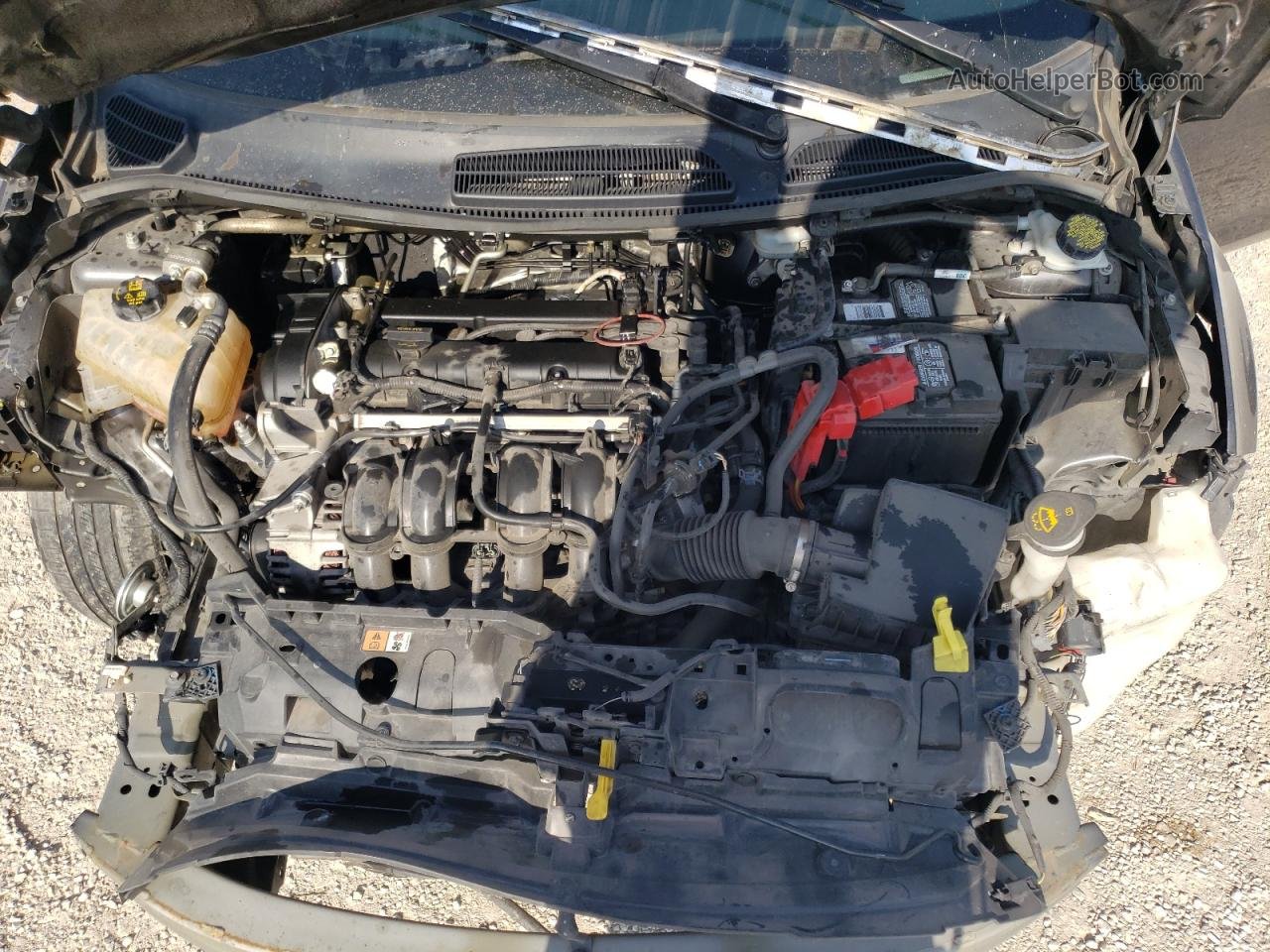 2019 Ford Fiesta Se Gray vin: 3FADP4BJ3KM150099