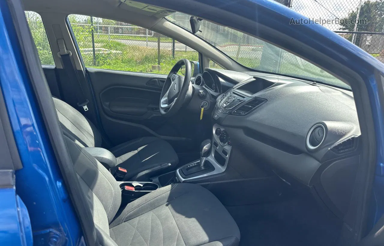 2019 Ford Fiesta Se Blue vin: 3FADP4BJ3KM161264