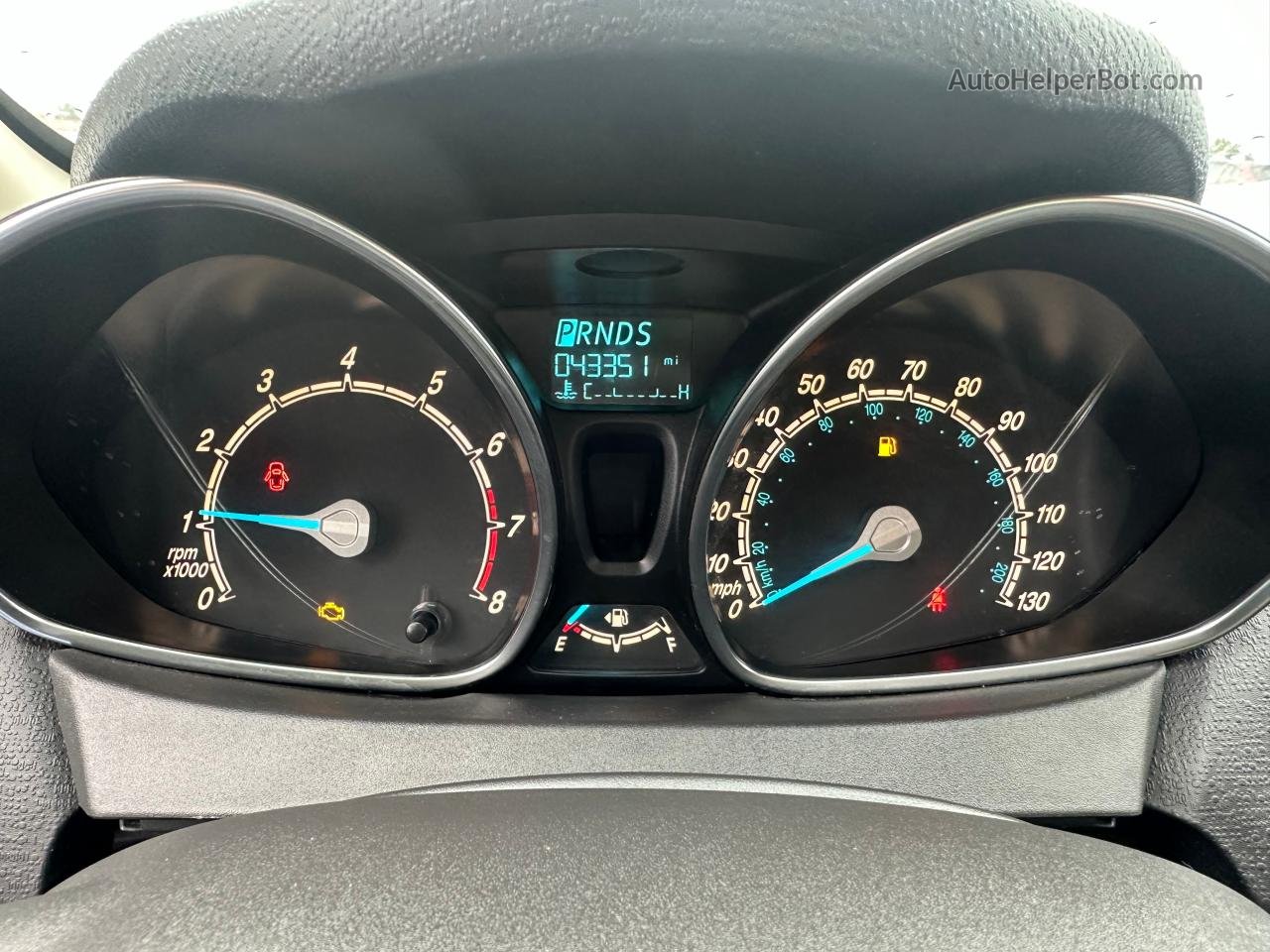 2019 Ford Fiesta Se Синий vin: 3FADP4BJ3KM161264