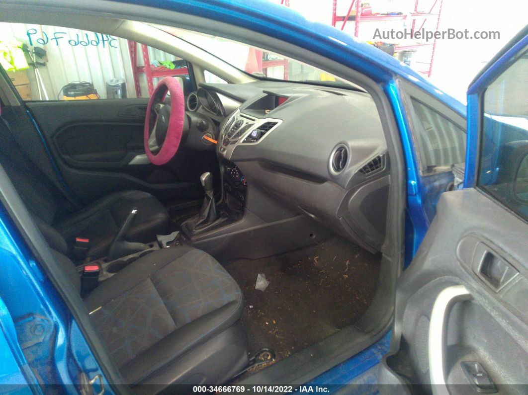 2011 Ford Fiesta Se Blue vin: 3FADP4BJ4BM100487